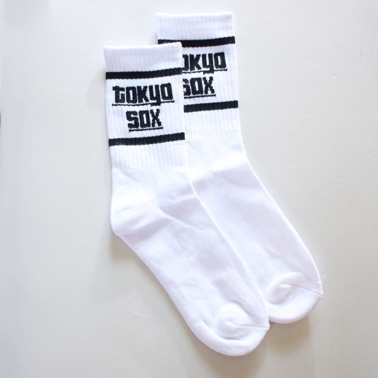 TOKYO SOX/"TOKYO SOX LOGO"SOX/WHTxBLK