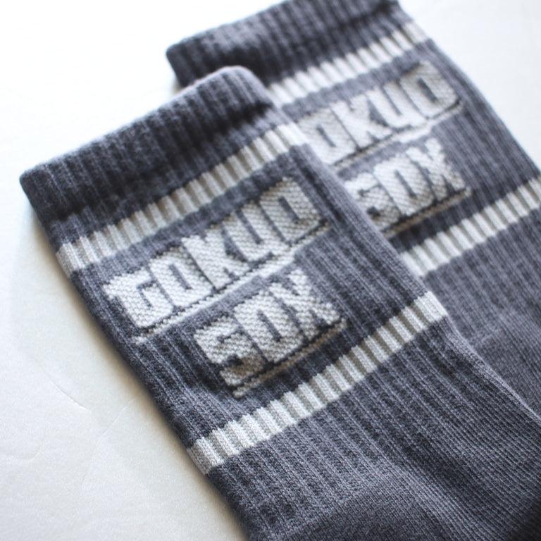 TOKYO SOX/"TOKYO SOX LOGO"SOX/Chacoal x grey