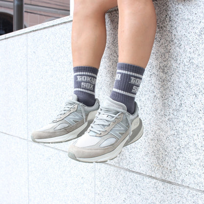 TOKYO SOX/"TOKYO SOX LOGO"SOX/Chacoal x grey