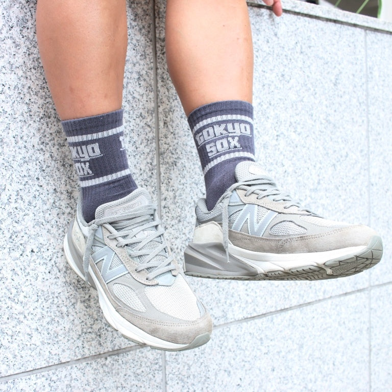 TOKYO SOX/"TOKYO SOX LOGO"SOX/Chacoal x grey