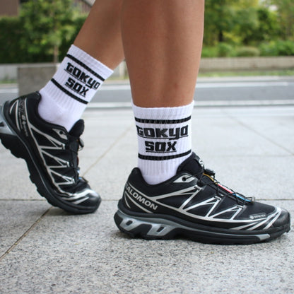 TOKYO SOX/"TOKYO SOX LOGO"SOX/WHTxBLK