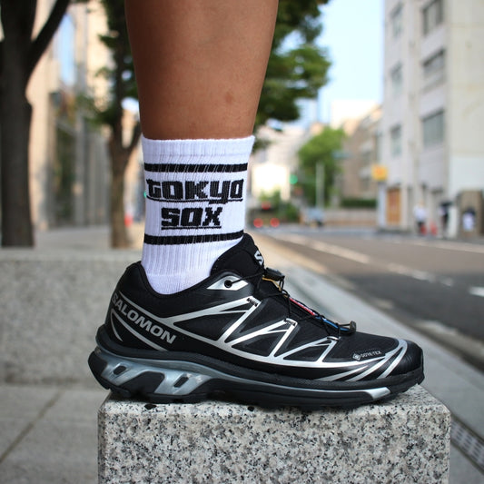 TOKYO SOX/"TOKYO SOX LOGO"SOX/WHTxBLK