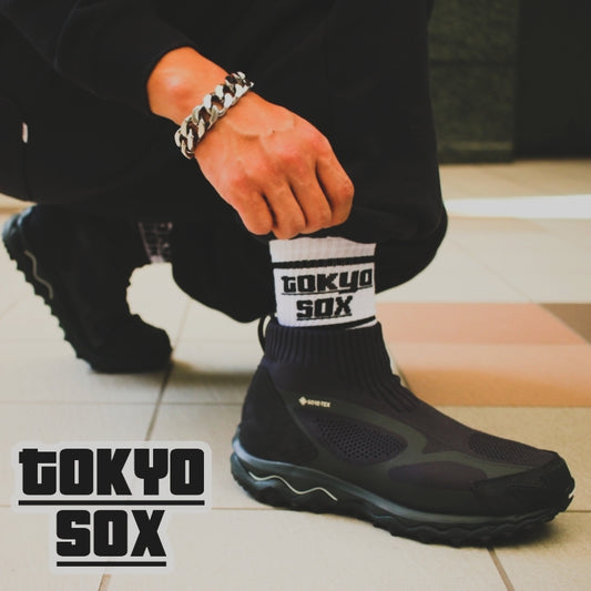 TOKYO SOX/"TOKYO SOX LOGO"SOX/WHTxBLK
