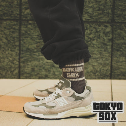 TOKYO SOX/"TOKYO SOX LOGO"SOX/Chacoal x grey